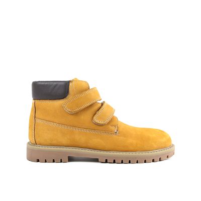 BOOTS ZIPPY ENFANT DAIM JAUNE